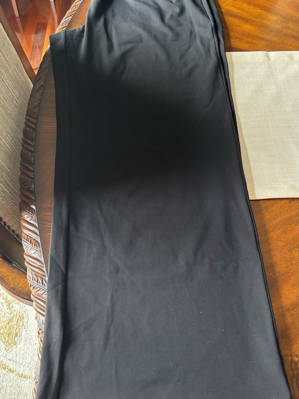 HALARA Black Stretch Pencil Skirt